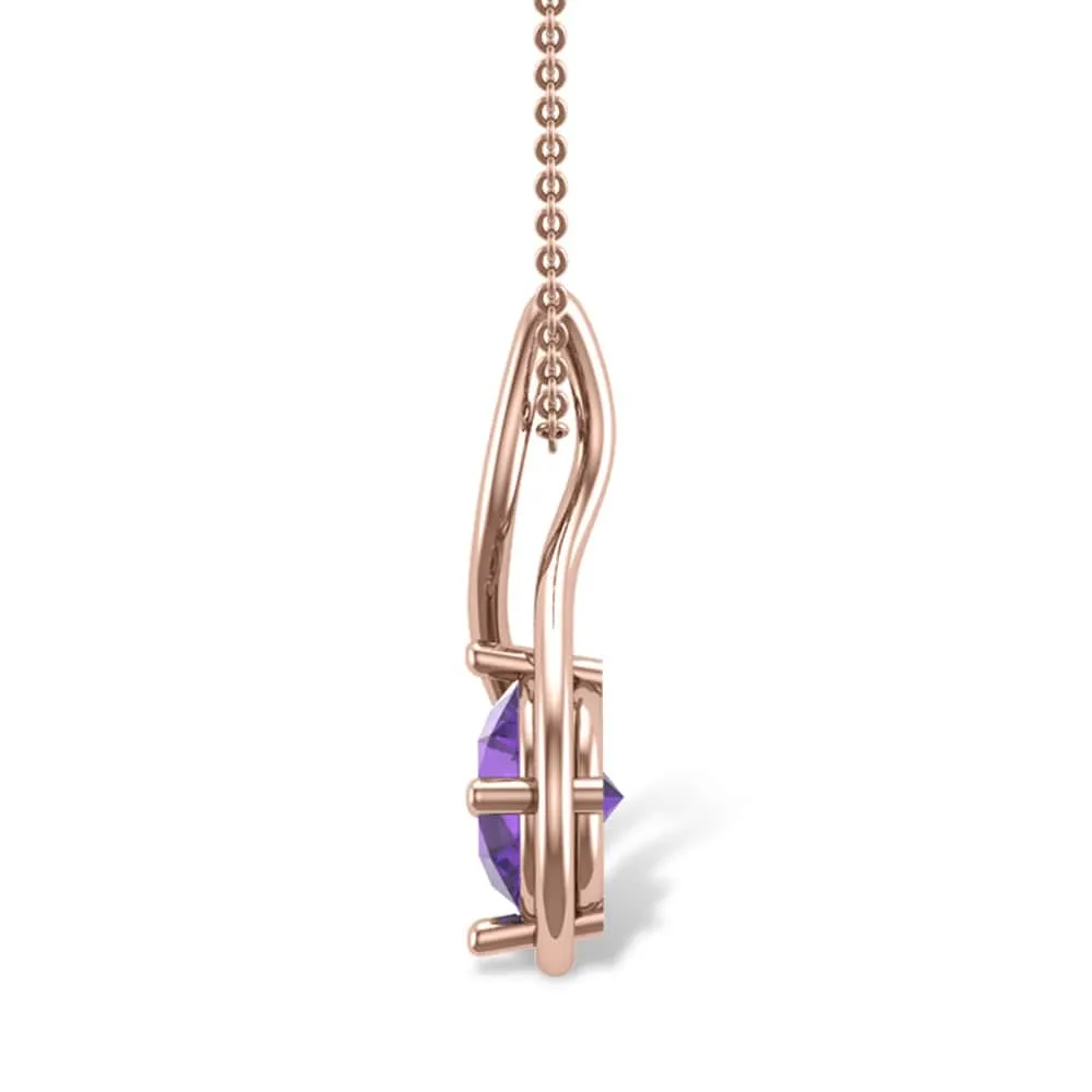 Lena Amethyst Gold Pendant Designs For Female Lena Amethyst Gold Pendant Designs For Female