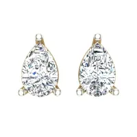Aanandita Yellow Gold Stud Earrings for Women