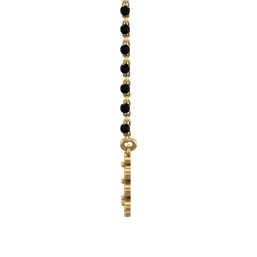 Tiara Mangalsutra Designs in Gold