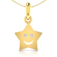 Zylphia Gold and Diamond Pendant